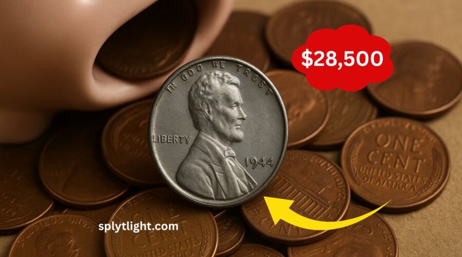 Rare 1944 Steel Wheat Penny Found In Piggy Bank Valued At $28,500
