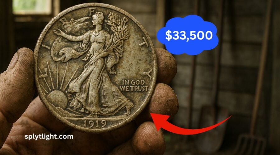 $33,500 Walking Liberty Half Dollar Unearthed In Garden Shed
